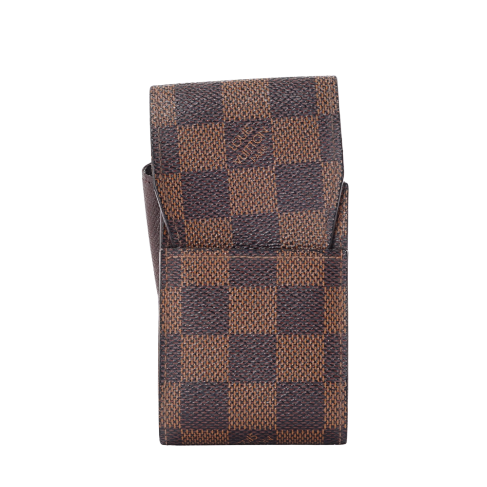 Louis Vuitton Cigarette Case Damier Ebene Canvas