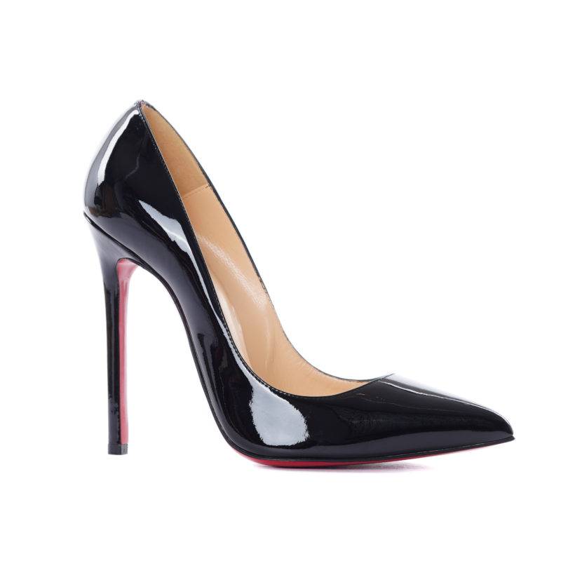 Christian Louboutin Pigalle Black Patent Leather 120 39.5