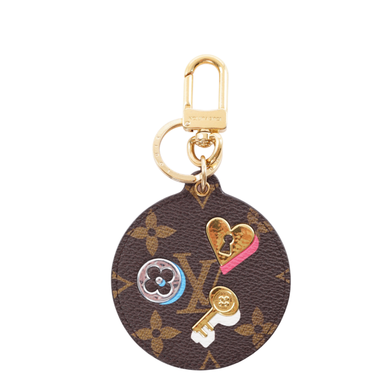 Louis Vuitton Bag Charm Love Lock Key / Holder Limited Edition Monogram