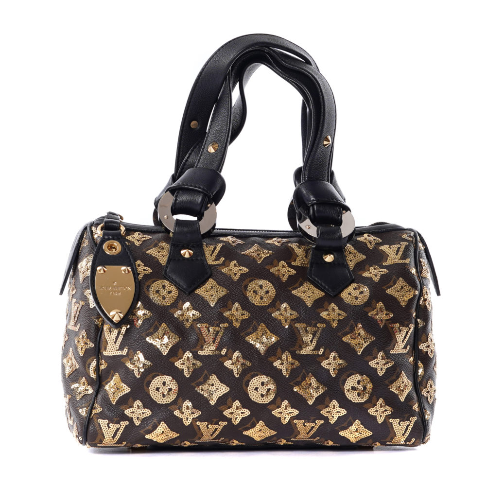 Louis Vuitton Speedy 30 Eclipse Gold Sequins Limited Edition