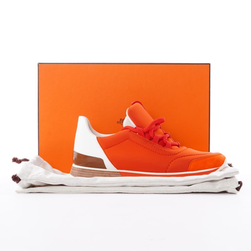 Hermes Sneakers Miles 37 orange