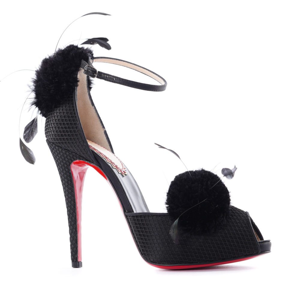 Christian Louboutin Pluminettes Black 38